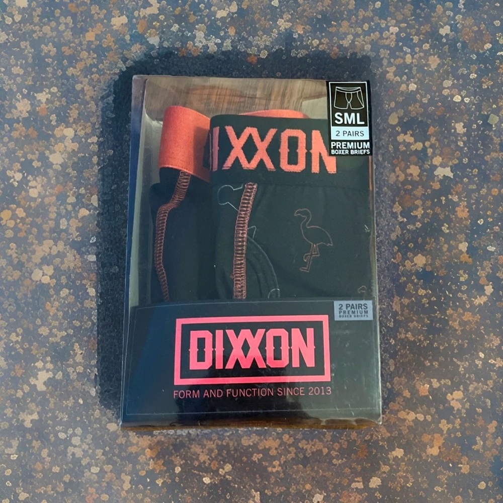 2 Pk Dixxon Boxer Briefs 4 Insane Comfort 4 Way Stretch Keyhole Mid Rise Cotton - Picture 7 of 15